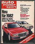 Seite 1 von auto motor und sport Nr. 20 / 1981