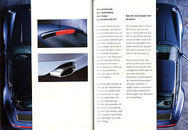 Die Idee Porsche 911 - Porsche 993 - Verkaufsliteratur (1996) - Seiten 22 und 23
