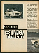 Testbericht: Test Lancia Flavia Coupe (auto motor und sport / Nr. 14 / 1963 - Seite 34)
