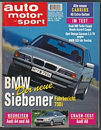 Seite  von Übersicht: auto motor und sport / Nr. 10 / 1994 - Titelseite