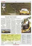 Testbericht: Testbericht Renault Sport Spider (AR-Zeitung Nr. 27 / 1997 vom 26. Juni 1997 - Seite 19)