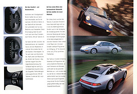 Die Idee Porsche 911 - Porsche 993 - Verkaufsliteratur (1996) - Seiten 44 und 45