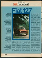 Testbericht: 50'000km-Dauertest - Fiat 127 (auto motor und sport / Nr. 21 / 1973 - Seite 140)