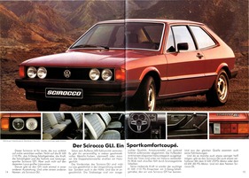 VW Scirocco - Verkaufsprospekt 1979