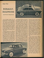 Testbericht: Unser Test - Renault Dauphine (auto motor und sport / Nr. 8 / 1958 - Seite 13)