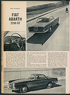 Testbericht: Wir fuhren - Fiat-Abarth 2200 GT (auto motor und sport / Nr. 9 / 1960 - Seite 22)