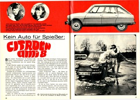 Testbericht: Citroen Ami 8 - Kein Auto für Spiesser - Hobby 10 1969 - Seiten 96 und 97
