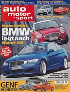 Seite  von Übersicht: auto motor und sport / Nr. 5 / 2005 - Titelseite