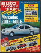 Seite  von Übersicht: auto motor und sport / Nr. 22 / 1992 - Titelseite