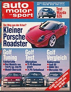 Seite  von Übersicht: auto motor und sport / Nr. 4 / 1992 - Titelseite