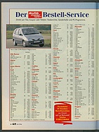 Seite 97 von Übersicht: auto motor und sport / Nr. 24 / 1996 - Titelseite