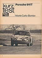 Testbericht: Monte Carlo-Bombe - Porsche 911T (auto motor und sport / Nr. 7 / 1968 - Seite 54)
