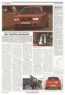 Testbericht: Der Audi-Porsche-Kombi: Audi Avant RS2, ein Nischenfahrzeug ganz besonderer Art (AR-Zeitung Nr. 9 / 1994 vom 3. März 1994 - Seite 19)