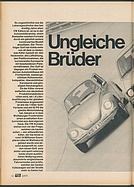 Testbericht: Ungleiche Brüder - Vergleichstest Käfer gegen Golf (auto motor und sport / Nr. 21 / 1974 - Seite 42)