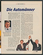 Seite 3 von Übersicht: auto motor und sport / Nr. 21 / 1998 - Titelseite