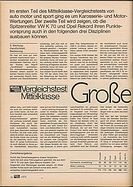 Testbericht: Grosse Koalition - Vergleichstest Mittelklasse: Chrysler 180, Fiat 132 Special 1800, Ford Consul L 2000, Opel Rekord 1900 L, VW K 70 L, VW 412 LE (2.Teil) (auto motor und sport / Nr. 1 / 1973 - Seite 36)