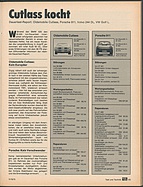 Testbericht: Cutlass kocht - Dauertest-Report: Oldsmobile Cutlass, Porsche 911, Volvo 244 DL, VW Golf. (auto motor und sport / Nr. 11 / 1975 - Seite 65)