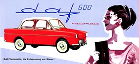 DAF 600 Variomatic - Faltprospekt (1960)