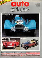 Seite 1 von Auto exklusiv Nr. 5 / 1984