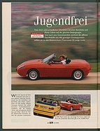 Testbericht: Jugendfrei - Doppeltest Fiat Punto Cabriolet und Fiat Barchetta (auto motor und sport / Nr. 13 / 1995 - Seite 58)
