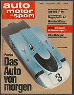 Seite 1 von auto motor und sport Nr. 16 / 1978