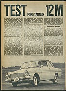 Testbericht: Test Ford Taunus 12M (auto motor und sport / Nr. 22 / 1962 - Seite 20)