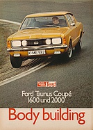 Testbericht: Body Building - Test Ford Taunus Coupé 1600 und 2000 (auto motor und sport / Nr. 7 / 1971 - Seite 64)