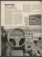Testbericht: Sport-Style - Test Alfa Romeo 33 1.7 Quadrifoglio Verde (auto motor und sport / Nr. 2 / 1987 - Seite 62)