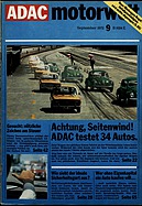 Seite 1 von ADAC Motorwelt Nr. 9 / 1972 vom 01.09