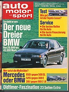 Seite  von Übersicht: auto motor und sport / Nr. 11 / 1990 - Titelseite