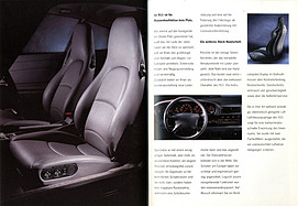 Die Idee Porsche 911 - Porsche 993 - Verkaufsliteratur (1996) - Seiten 42 und 43