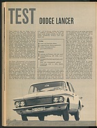 Testbericht: Test Dodge Lancer (auto motor und sport / Nr. 16 / 1961 - Seite 16)