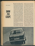 Testbericht: Wir fuhren - BMW 700 (auto motor und sport / Nr. 21 / 1959 - Seite 28)