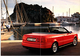 Audi Cabriolet - Veraufsprospekt (1991) - Seiten 12 und 13