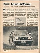 Testbericht: Grand mit Vieren - Kurztest Volvo 244 GL (auto motor und sport / Nr. 8 / 1976 - Seite 82)