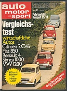 Seite 1 von auto motor und sport Nr. 21 / 1971