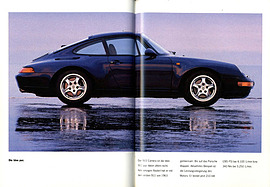 Die Idee Porsche 911 - Porsche 993 - Verkaufsliteratur (1996) - Seiten 64 und 65