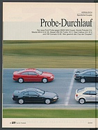 Testbericht: Probe-Durchlauf - Ford Probe gegen BMW 320i Coupé, Honda Prelude 2.3i, Mazda MX-6 2.5i V6, Nissan 200 SX Turbo 16V, Opel Calibra 2.0i 16V und VW Corrado G60 (auto motor und sport / Nr. 10 / 1993 - Seite 86)
