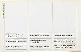Chrysler Turbine Car (1963) - Handbuch (en) - Seite 6