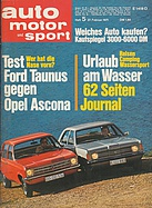 Seite 1 von auto motor und sport Nr. 5 / 1971