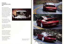 Die Idee Porsche 911 - Porsche 993 - Verkaufsliteratur (1996) - Seiten 68 und 69