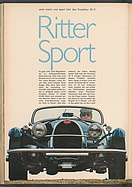 Testbericht: Ritter Sport - Excalibur 35 X (auto motor und sport / Nr. 21 / 1971 - Seite 124)