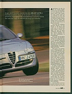 Testbericht: Formfrage - Alfa Romeo 147 2.0 TS (auto motor und sport / Nr. 26 / 2000 - Seite 31)
