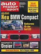Seite  von Übersicht: auto motor und sport / Nr. 3 / 1994 - Titelseite