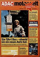 Seite 1 von ADAC Motorwelt Nr. 10 / 1976 vom 01.10
