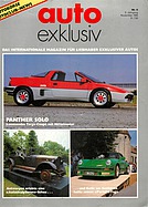 Page 1 of Auto exklusiv Nr. 11 / 1985
