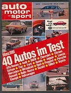 Seite 1 von auto motor und sport Nr. 25 / 1980