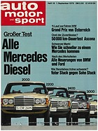 Seite 1 von auto motor und sport Nr. 18 / 1976