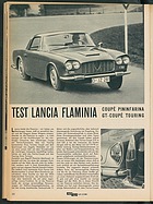 Testbericht: Test Lancia Flaminia Coupe Pininfarina und GT-Coupé Touring (auto motor und sport / Nr. 12 / 1960 - Seite 18)