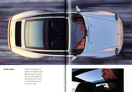 Die Idee Porsche 911 - Porsche 993 - Verkaufsliteratur (1996) - Seiten 52 und 53
